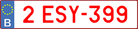 Truck License Plate